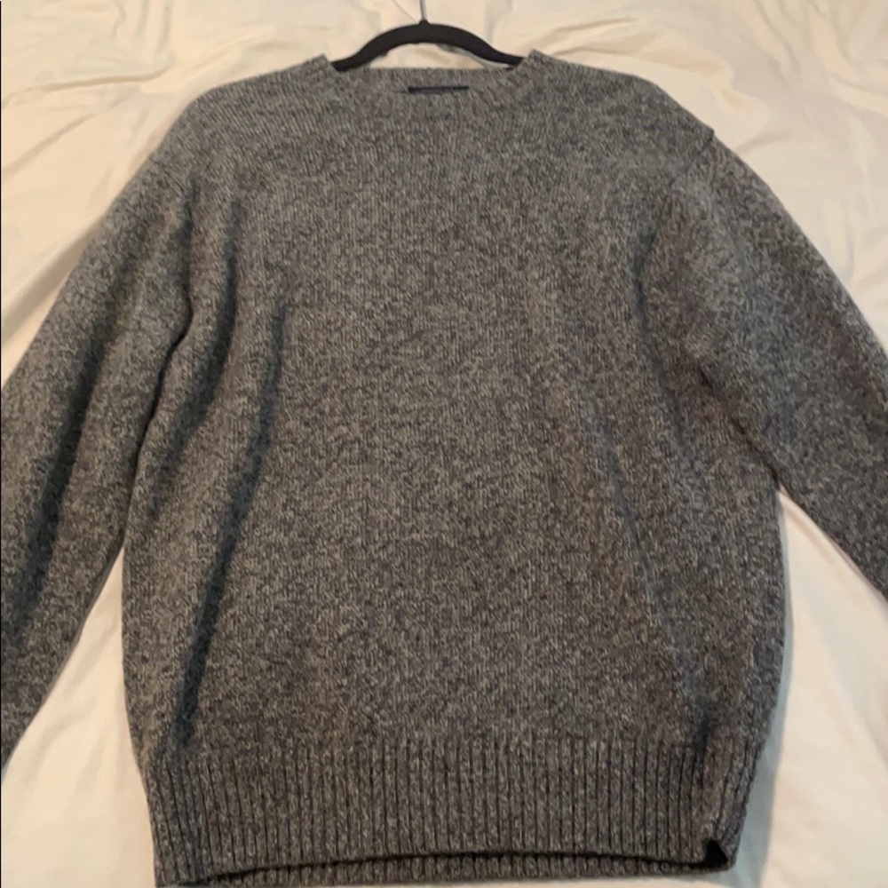 MEN'S SHETLAND WASHABLE WOOL CREWNECK